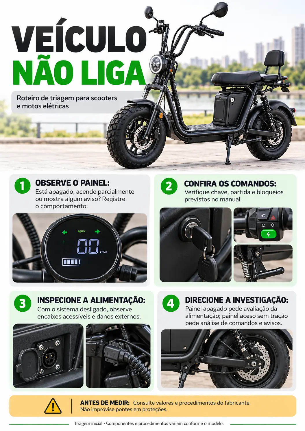 Veículo não liga
