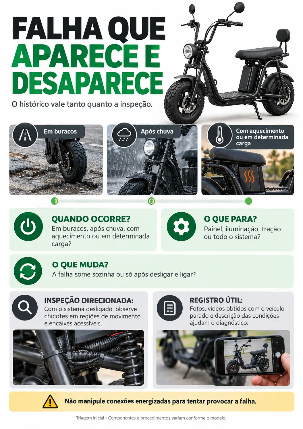 Falha que aparece e desaparece